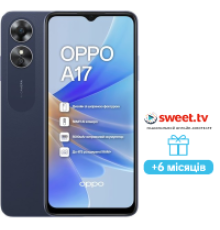 Смартфон OPPO A17 4/64Gb (midnight black)