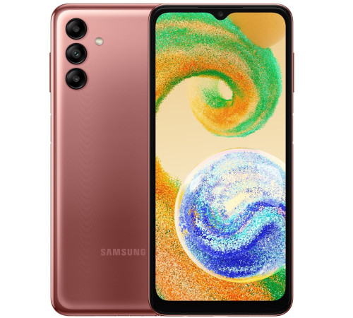 Смартфон Samsung Galaxy A04s 3/32Gb Copper (SM-A047FZCUSEK)