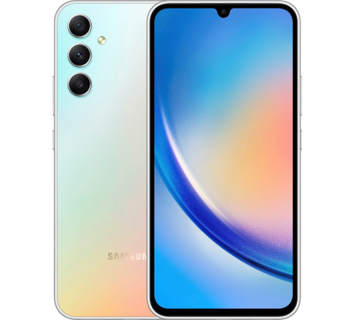 Смартфон Samsung Galaxy A34 5G 8/256Gb Silver (SM-A346EZSESEK)