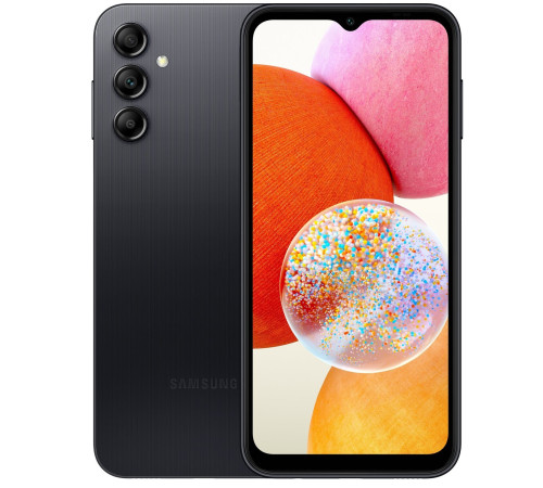 Смартфон Samsung Galaxy A14 LTE 4/64Gb Black (SM-A145FZKUSEK)