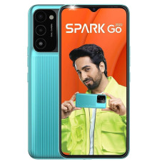 Смартфон TECNO Spark Go 2022 (KG5m) 2/32Gb Dual SIM Turquoise Cyan