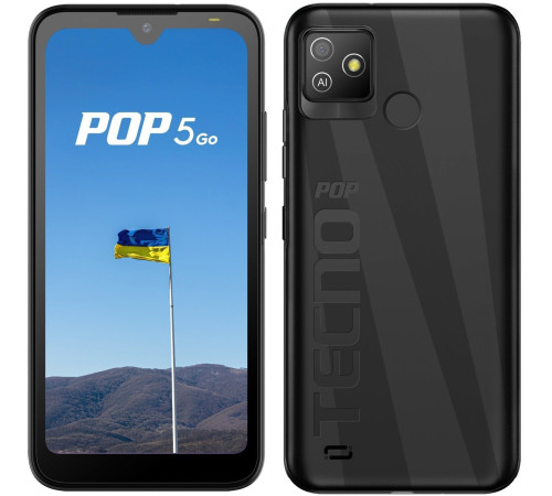 Смартфон TECNO POP 5 Go (BD1) 1/16Gb Aether Black