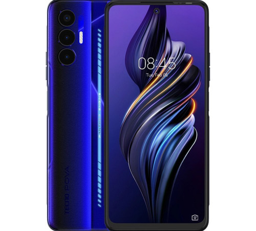 Смартфон TECNO POVA-3 (LF7n) 6/128Gb Electric Blue