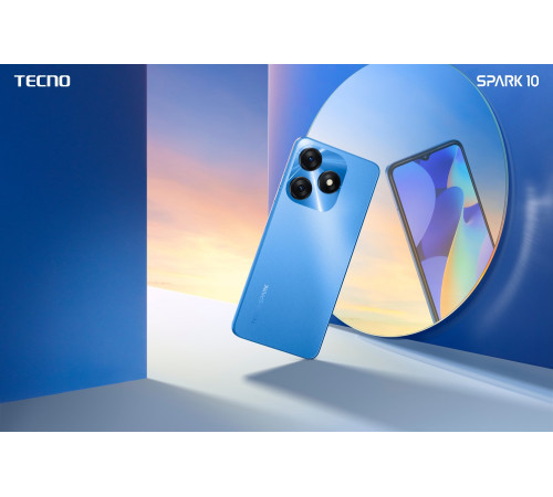 Смартфон TECNO Spark 10 (KI5q) 8/128Gb Meta Blue
