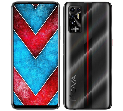 Смартфон TECNO POVA-2 (LE7n) 4/64Gb Dazzle Black