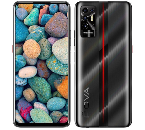 Смартфон TECNO POVA-2 (LE7n) 4/64Gb Dazzle Black