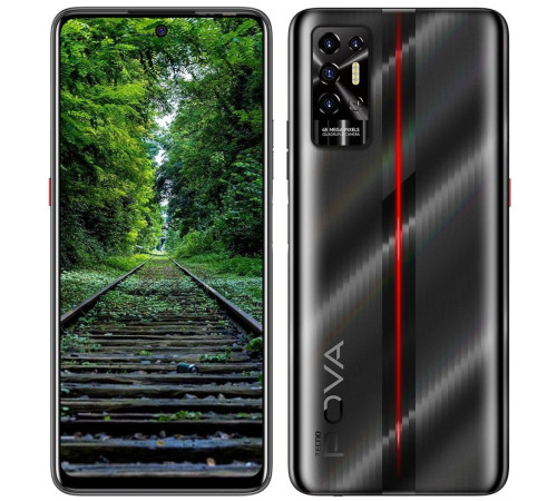 Смартфон TECNO POVA-2 (LE7n) 4/64Gb Dazzle Black