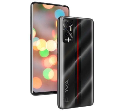 Смартфон TECNO POVA-2 (LE7n) 4/64Gb Dazzle Black