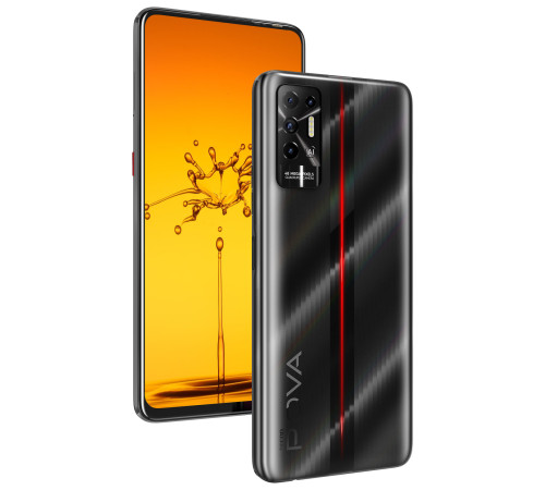 Смартфон TECNO POVA-2 (LE7n) 4/64Gb Dazzle Black