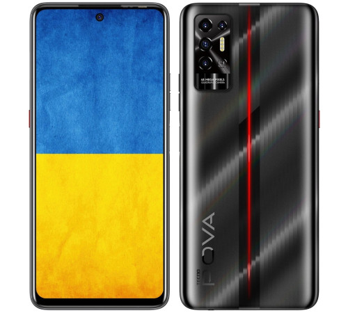 Смартфон TECNO POVA-2 (LE7n) 4/64Gb Dazzle Black