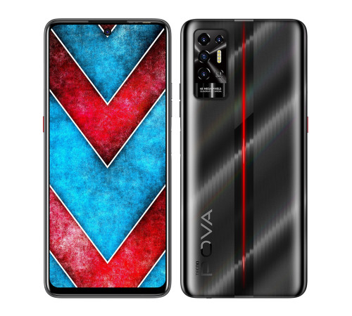 Смартфон TECNO POVA-2 (LE7n) 4/64Gb Dazzle Black