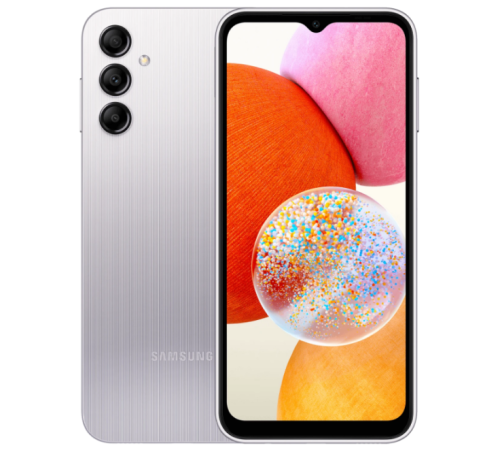 Смартфон Samsung Galaxy A14 LTE 4/128Gb Silver (SM-A145FZSVSEK)