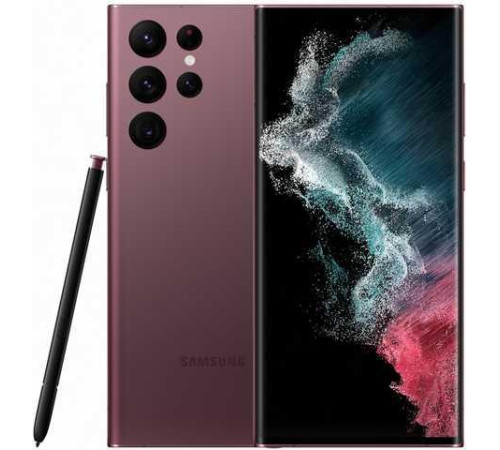Смартфон Samsung Galaxy S22 Ultra 12/512 Burgundy