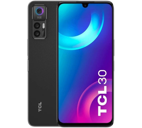 Смартфон TCL 30 (T676H) 4/64Gb Tech Black