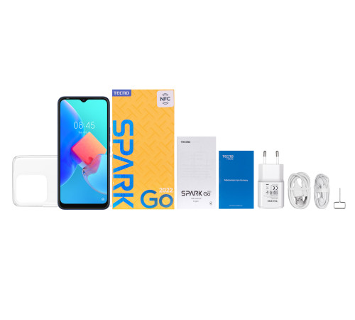 Смартфон TECNO Spark Go 2022 (KG5m) 2/32Gb Dual SIM Atlantic Blue
