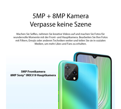 Смартфон Blackview A55 3/16Gb Summer Mojito