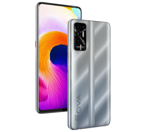 Смартфон TECNO POVA-2 (LE7n) 4/64Gb Polar Silver