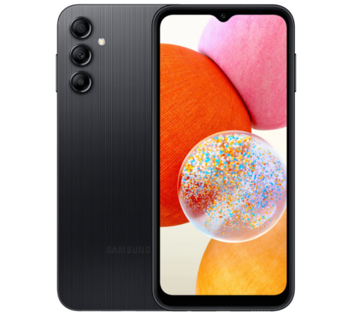 Смартфон Samsung Galaxy A14 LTE 4/64Gb Black (SM-A145FZKUSEK)