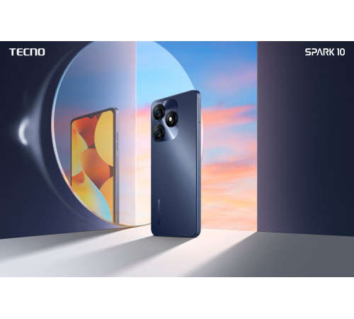 Смартфон TECNO Spark 10 (KI5q) 8/128Gb Meta Black