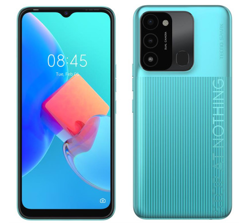 Смартфон TECNO Spark Go 2022 (KG5m) 2/32Gb Dual SIM Turquoise Cyan