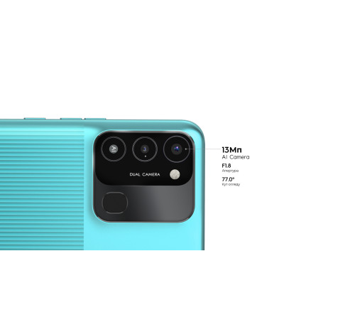Смартфон TECNO Spark Go 2022 (KG5m) 2/32Gb Dual SIM Turquoise Cyan