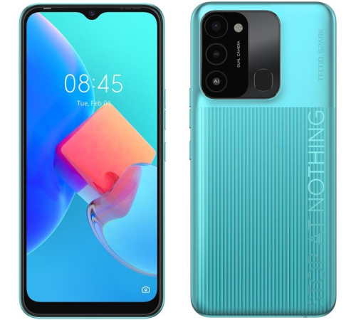 Смартфон TECNO Spark Go 2022 (KG5m) 2/32Gb Dual SIM Turquoise Cyan