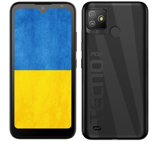 Смартфон TECNO POP 5 Go (BD1) 1/16Gb Aether Black