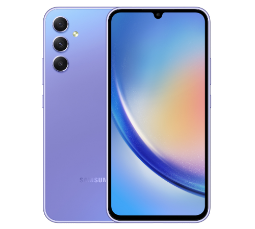 Смартфон Samsung Galaxy A34 5G 8/256Gb Light Violet (SM-A346ELVESEK)