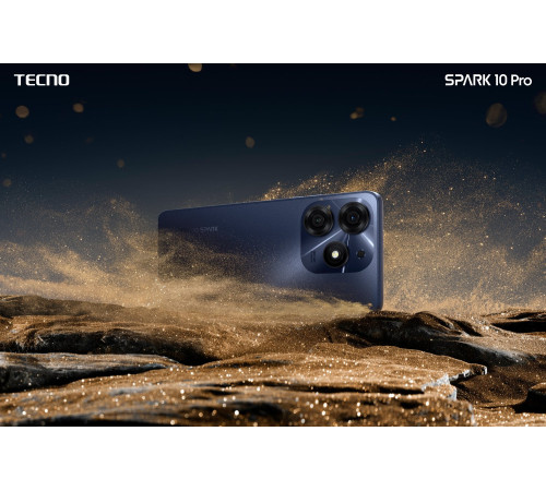Смартфон TECNO Spark 10 Pro (KI7) 8/256Gb Starry Black