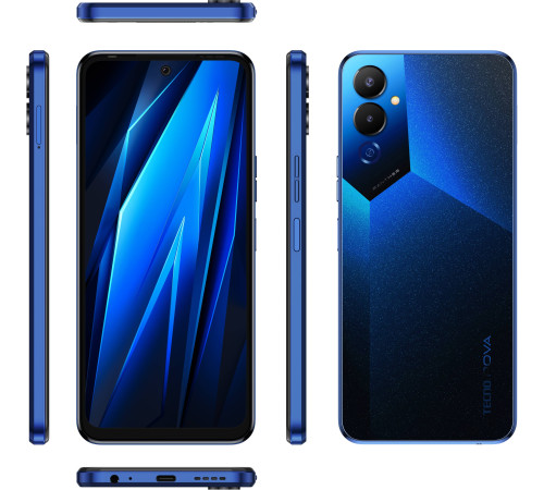 Смартфон TECNO POVA-4 (LG7n) 8/128Gb Cryolite Blue