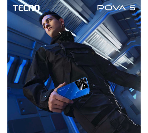 Смартфон TECNO POVA 5 (LH7n) 8/256Gb Mecha Black