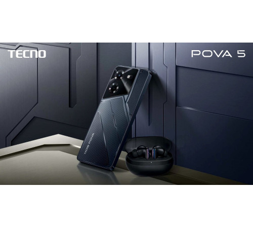 Смартфон TECNO POVA 5 (LH7n) 8/256Gb Mecha Black