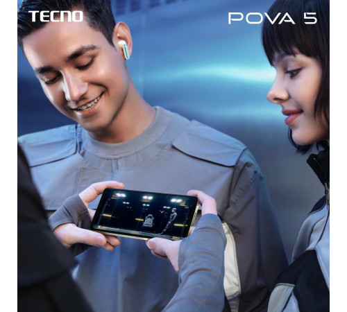 Смартфон TECNO POVA 5 (LH7n) 8/256Gb Mecha Black