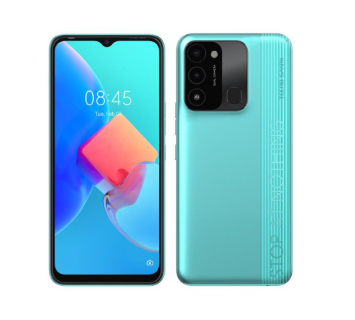 Смартфон TECNO Spark 8C (KG5n) 4/64Gb Turquoise Cyan