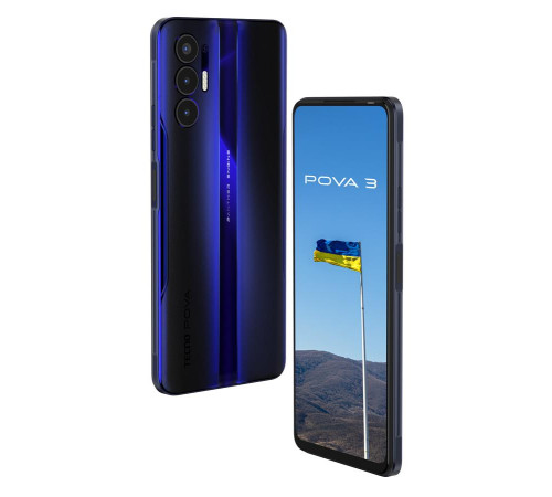 Смартфон TECNO POVA-3 (LF7n) 6/128Gb Electric Blue
