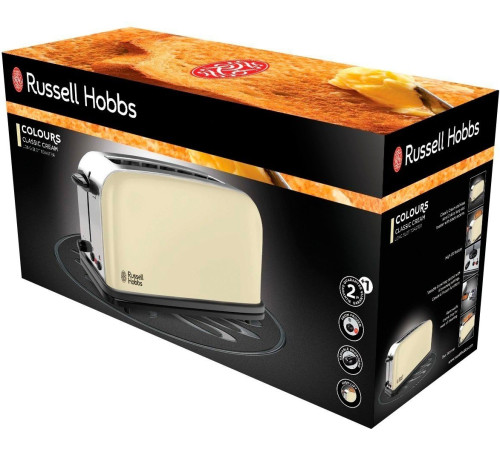 Тостер Russell Hobbs 21395-56 Classic Cream Long Slot Toaster