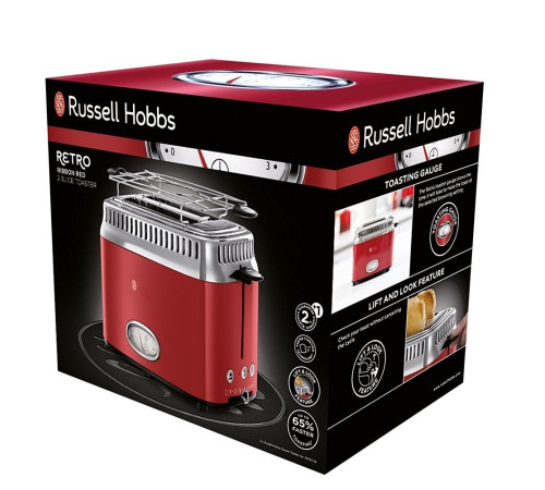 Тостер Russell Hobbs 21680-56 Retro Red