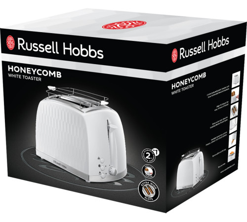 Тостер Russell Hobbs 26060-56 Honeycomb White