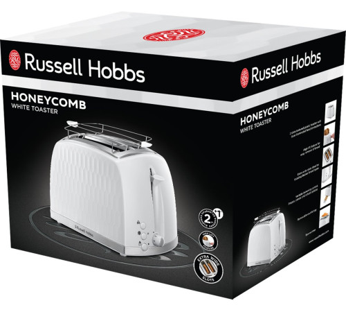 Тостер Russell Hobbs 26060-56 Honeycomb White