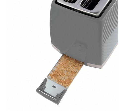 Тостер Russell Hobbs 26392-56 Groove, сірий