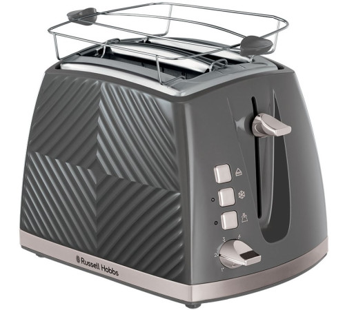 Тостер Russell Hobbs 26392-56 Groove, сірий