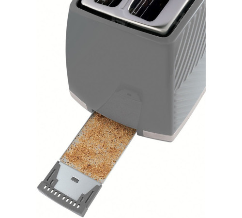 Тостер Russell Hobbs 26392-56 Groove, сірий