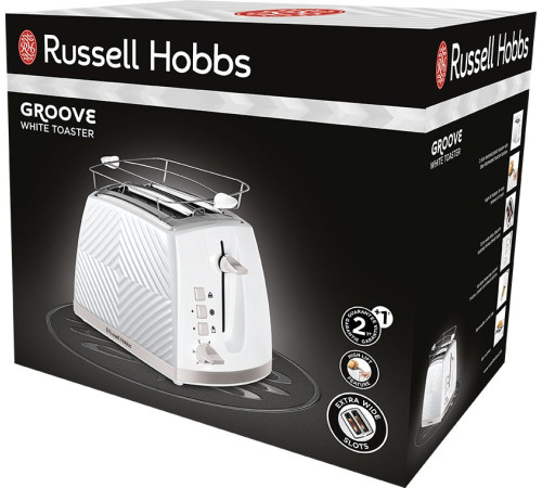 Тостер Russell Hobbs 26391-56 Groove, белый