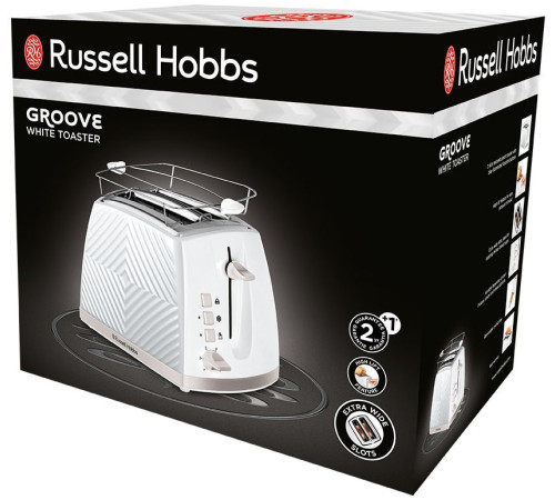 Тостер Russell Hobbs 26391-56 Groove, белый
