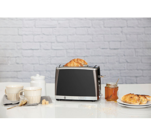 Тостер Russell Hobbs 26150-56 2 Slice Toaster Matte Black, 1550 Вт, 2 слота, 5 режимов, черный