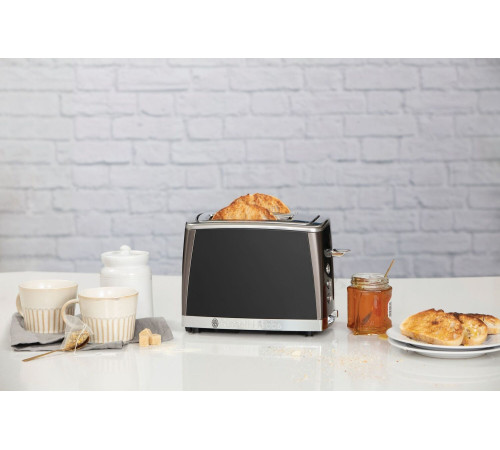 Тостер Russell Hobbs 26150-56 2 Slice Toaster Matte Black, 1550 Вт, 2 слота, 5 режимов, черный
