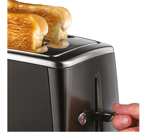 Тостер Russell Hobbs 26150-56 2 Slice Toaster Matte Black, 1550 Вт, 2 слота, 5 режимов, черный