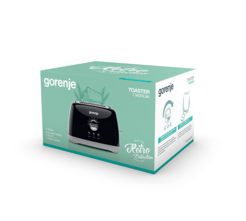 Тостер Gorenje T900RLBK