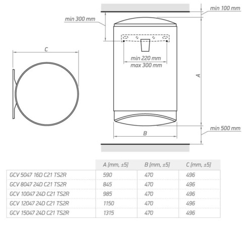 Бойлер Tesy Modeco Ceramic GCV 1504724D C21 TS2RC