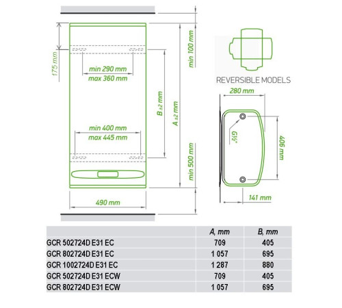Водонагреватель (бойлер) электрический накопительный Tesy BelliSlimo Dry (GCR 100 27 24D E31 EC)